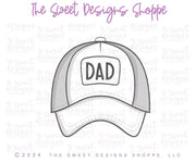 Cookie Cutters - Dad's Cap - Cookie Cutter - The Sweet Designs Shoppe - TSDS - - ALL,baseball,Clothing / Accessories,Cookie Cutter,dad,fan,Father,Fathers Day,grandfather,Promocode,sport,sports,STL