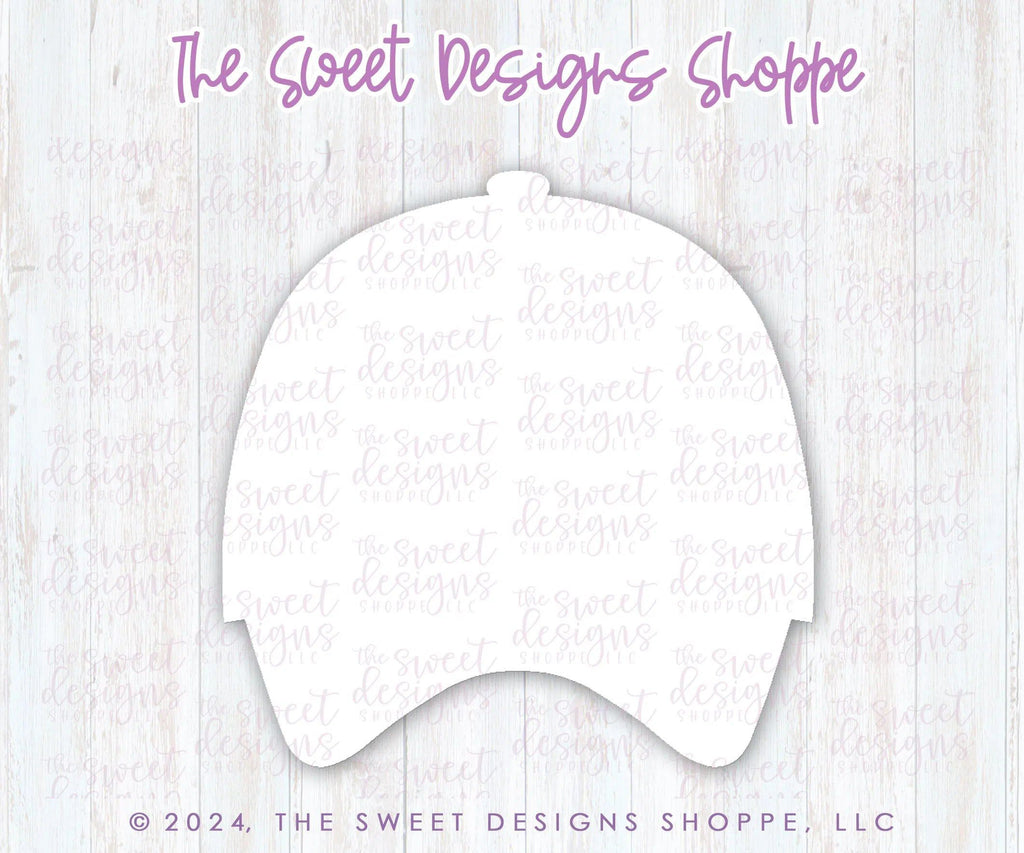 Cookie Cutters - Dad's Cap - Cookie Cutter - The Sweet Designs Shoppe - TSDS - - ALL,baseball,Clothing / Accessories,Cookie Cutter,dad,fan,Father,Fathers Day,grandfather,Promocode,sport,sports