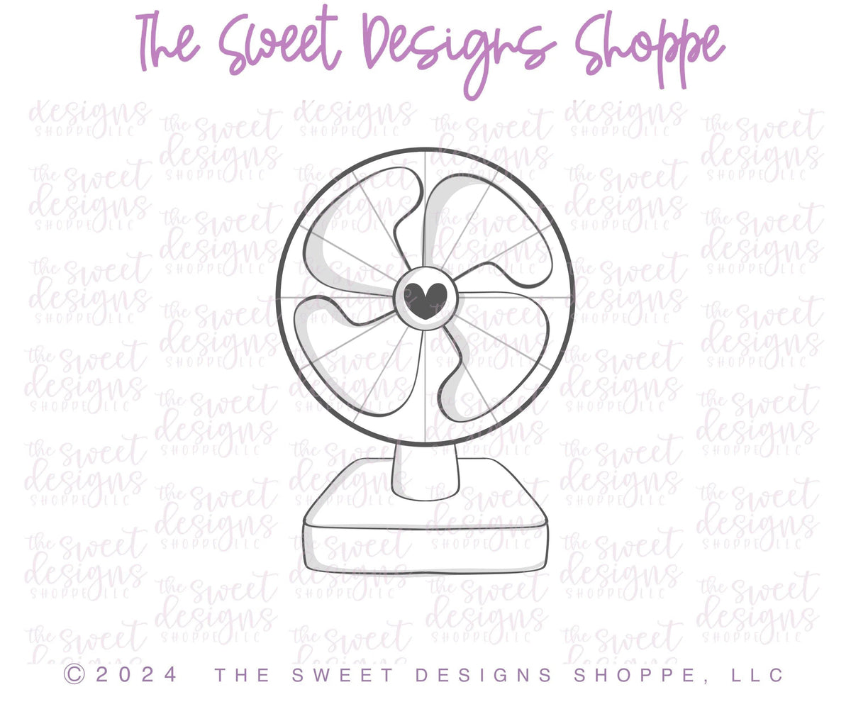 Cookie Cutters - Dad's Fan - Cookie Cutter - The Sweet Designs Shoppe - TSDS - - ALL,Cookie Cutter,dad,fan,Father,Fathers Day,grandfather,Misc,Miscelaneous,Miscellaneous,mother,Mothers Day,Promocode,STL