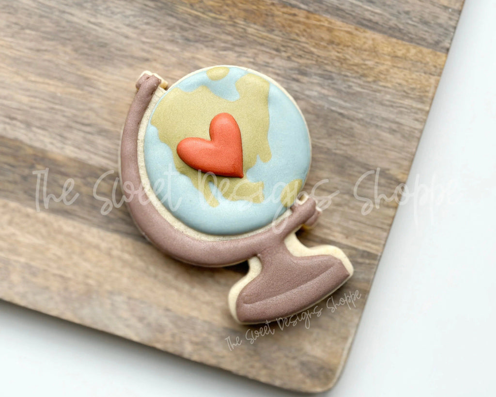 Cookie Cutters - Dad's Globe - Cookie Cutter - The Sweet Designs Shoppe - TSDS - - ALL,back to school,Cookie Cutter,dad,Father,Fathers Day,Grad,graduations,grandfather,Misc,Miscelaneous,Miscellaneous,Promocode,School,School / Graduation,school supplies,STL,teacher,teacher appreciation,travel