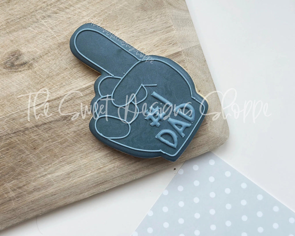 Cookie Cutters - Dad's Hand - Cookie Cutter - The Sweet Designs Shoppe - - ALL, Cookie Cutter, dad, fan, Father, father's day, football, grandfather, Hobbies, Promocode, sport, sports, superbowl