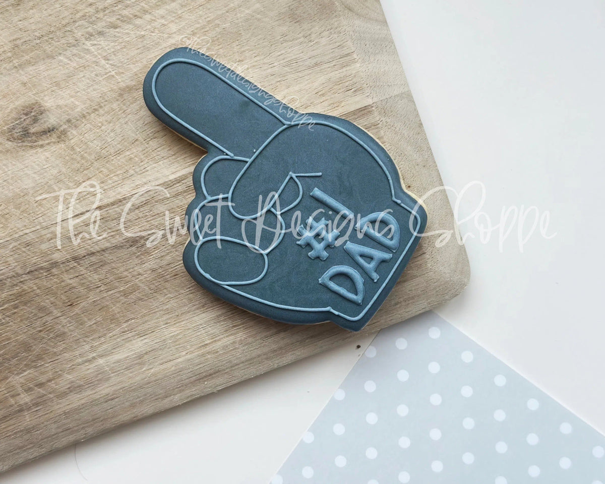 Cookie Cutters - Dad's Hand - Cookie Cutter - The Sweet Designs Shoppe - TSDS - - ALL,Cookie Cutter,dad,fan,Father,father's day,football,grandfather,Hobbies,Promocode,sport,sports,STL,superbowl