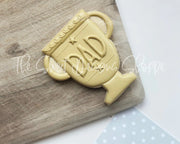 Cookie Cutters - Dad's Trophy - Cookie Cutter - The Sweet Designs Shoppe - TSDS - - ALL,Cookie Cutter,dad,Father,Fathers Day,grandfather,hobbies,Promocode,Sport,sports,STL