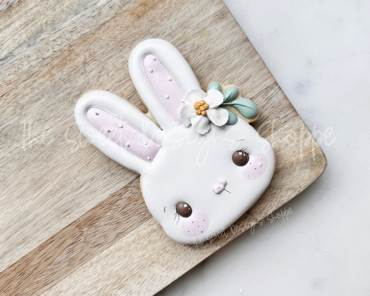 Cookie Cutters - Daisy Bunny Face - Cookie Cutter - The Sweet Designs Shoppe - TSDS - - ALL,Animal,Animals,Animals and Insects,Bunny,Bunny easter,bunny face,Cookie Cutter,Daisy bunny face,Easter,Easter / Spring,pet,pets,Promocode,STL