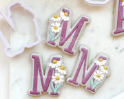 Cookie Cutters - Daisy M - Cookie Cutter - The Sweet Designs Shoppe - TSDS - - ALL,Cookie Cutter,Daisy,Flower,Flowers,Leaves and Flowers,letter,Lettering,Letters,letters and numbers,M 023 a,MOM,Mom Plaque,mother,mothers DAY,Promocode,STL