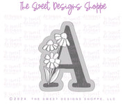 Cookie Cutters - Daisy MOM , MUM , MAMA Letters Cookie Cutters Set - Set of 4 - Cookie Cutters - The Sweet Designs Shoppe - TSDS - - ALL,Cookie Cutter,letter,Lettering,Mama,Mini Sets,MOM,mother,Mothers Day,Mum,mummy,Promocode,regular sets,set,STL,text,text and numbers