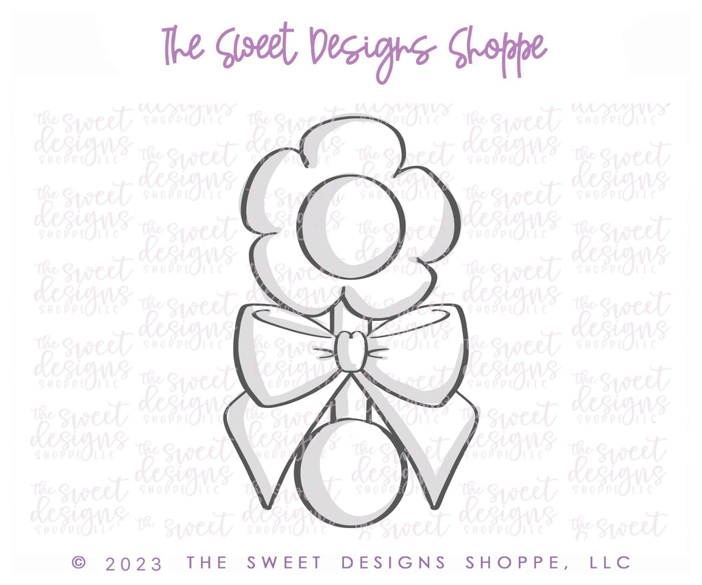 Cookie Cutters - Daisy Rattle - Cookie Cutter - The Sweet Designs Shoppe - TSDS - - ALL,Baby,baby shower,baby toys,babyshower,Cookie Cutter,Promocode,toys
