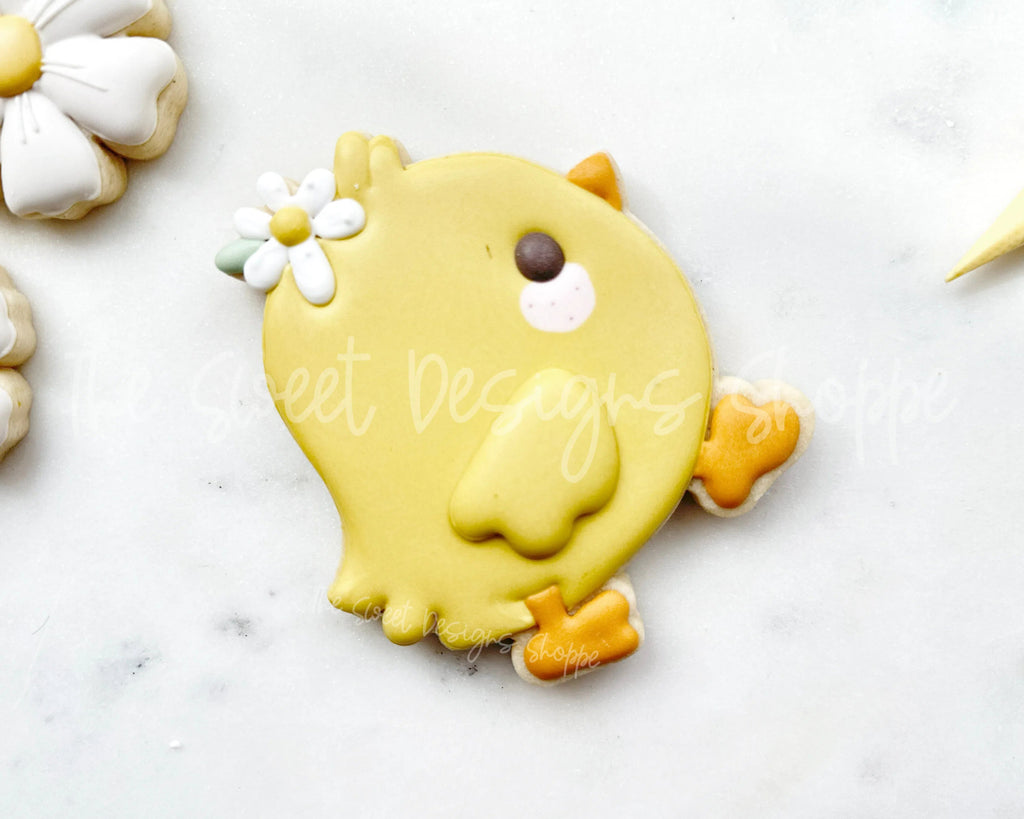 Cookie Cutters - Daisy Walking Chick - Cookie Cutter - Sweet Designs Shoppe - - ALL, Animal, Chick, Cookie Cutter, Easter, Easter / Spring, Food, Food & Beverages, Promocode