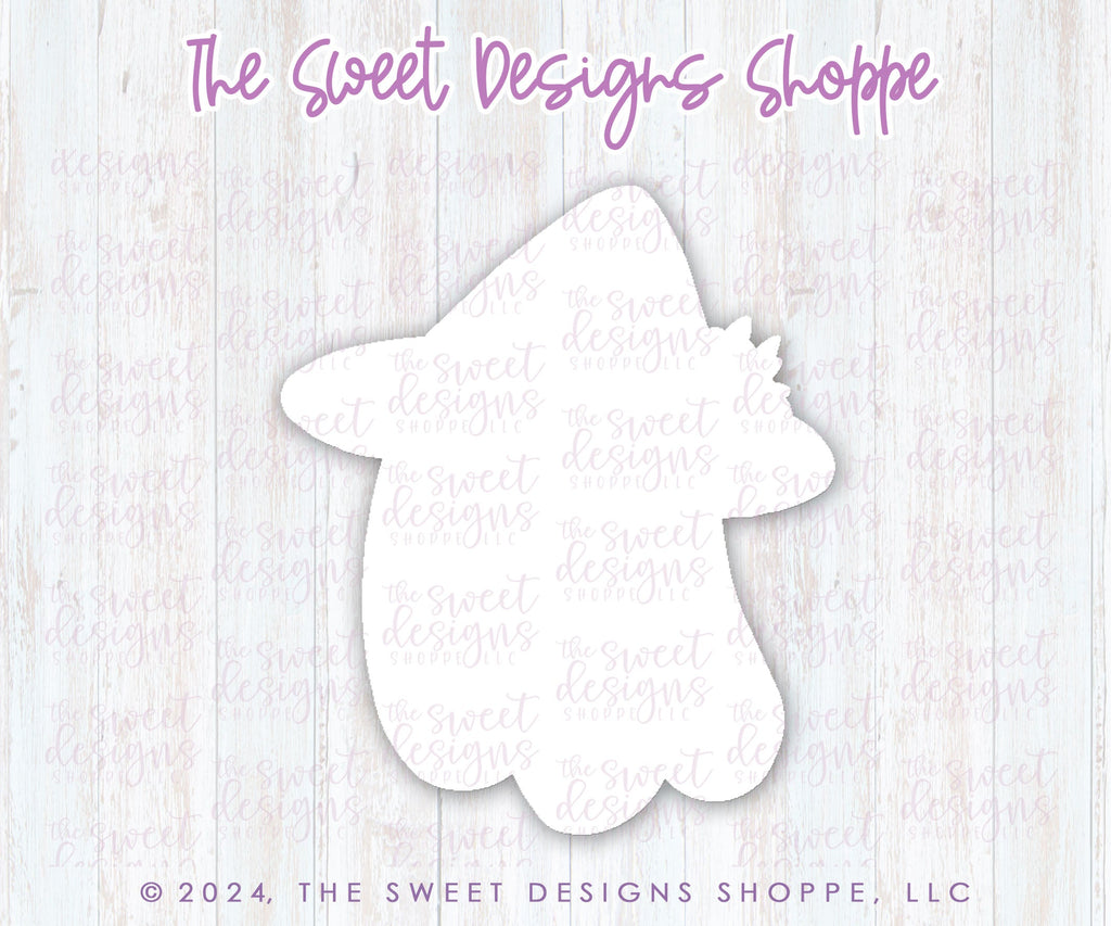 Cookie Cutters - Daisy Witchy Ghost - Cookie Cutter ( CookieCon 2024 Exclusive) - Gift to participants in swag bag - The Sweet Designs Shoppe - - ALL, Austin, Cookie Cutter, CookieCon, halloween, new, Promocode, STL, Witch