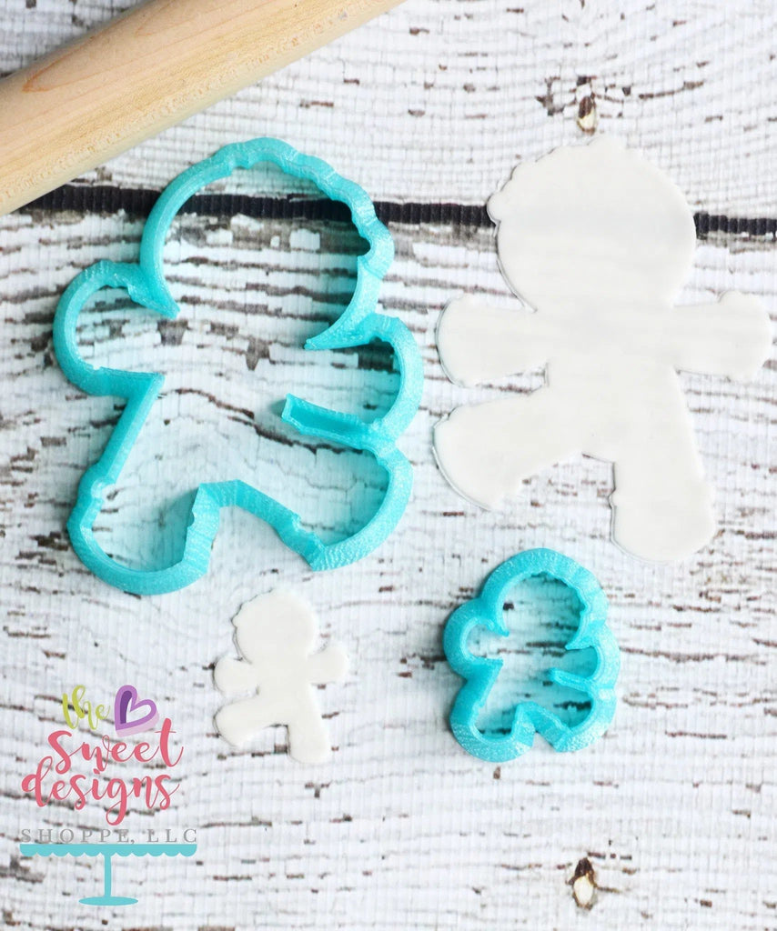 Cookie Cutters - Dancing Gingerbread Boy V2 - Cookie Cutter - The Sweet Designs Shoppe - - ALL, boy, Christmas, Christmas / Winter, cookie, Cookie Cutter, Decoration, food, Food & Beverages, Ginger boy, Ginger bread, Ginger girl, gingerbread, gingerbread man, Ornament, Promocode, Winter