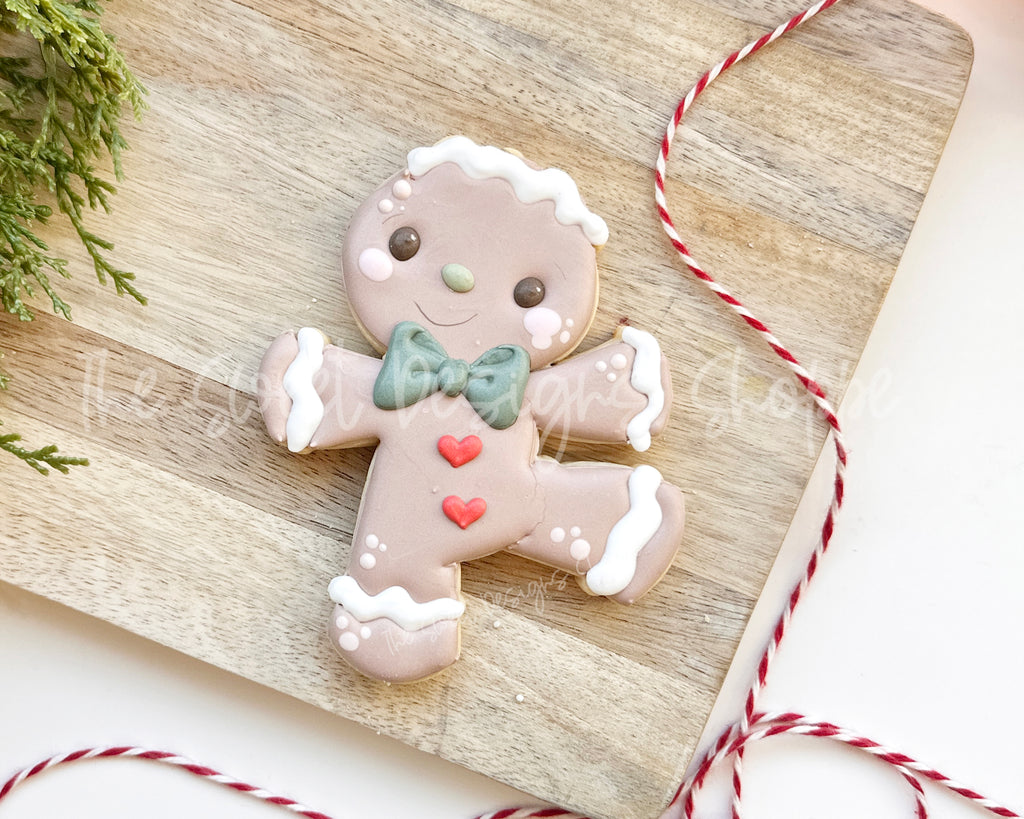 Cookie Cutters - Dancing Gingerbread Boy V3 - Cookie Cutter - The Sweet Designs Shoppe - TSDS - - ALL,boy,Christmas,Christmas / Winter,cookie,Cookie Cutter,Decoration,food,Food & Beverages,Ginger boy,Ginger bread,Ginger girl,gingerbread,gingerbread man,Ornament,Promocode,STL,Winter