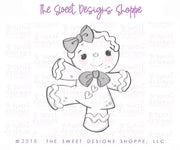 Cookie Cutters - Dancing Gingerbread Christmas Cookie Cutter Set - Set of 3 - Cookie Cutters - The Sweet Designs Shoppe - TSDS - - ALL,Christmas,Christmas / Winter,Cookie Cutter,PLAQUES HANDLETTERING,Promocode,regular sets,set,STL