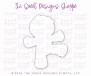 Cookie Cutters - Dancing Gingerbread Christmas Cookie Cutter Set - Set of 3 - Cookie Cutters - The Sweet Designs Shoppe - TSDS - - ALL,Christmas,Christmas / Winter,Cookie Cutter,PLAQUES HANDLETTERING,Promocode,regular sets,set,STL