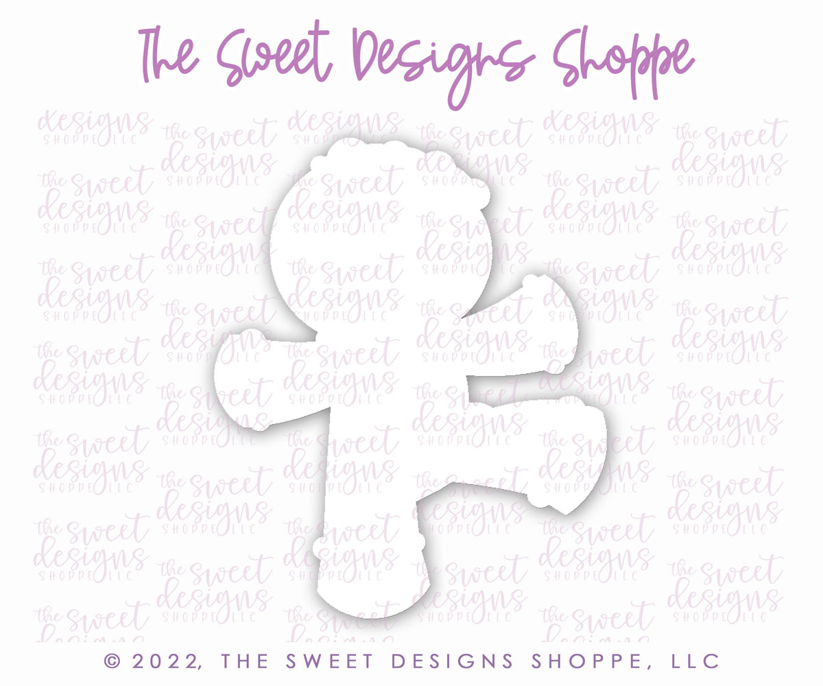 Cookie Cutters - Dancing Gingerbread Christmas Cookie Cutter Set - Set of 3 - Cookie Cutters - The Sweet Designs Shoppe - TSDS - - ALL,Christmas,Christmas / Winter,Cookie Cutter,PLAQUES HANDLETTERING,Promocode,regular sets,set,STL