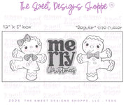 Cookie Cutters - Dancing Gingerbread Christmas Cookie Cutter Set - Set of 3 - Cookie Cutters - The Sweet Designs Shoppe - TSDS - - ALL,Christmas,Christmas / Winter,Cookie Cutter,PLAQUES HANDLETTERING,Promocode,regular sets,set,STL