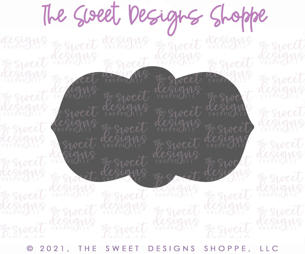 Cookie Cutters - Dany Plaque - Cookie Cutter - The Sweet Designs Shoppe - - ALL, Cookie Cutter, Plaque, Plaques, PLAQUES HANDLETTERING, Promocode, Sweet, Sweets