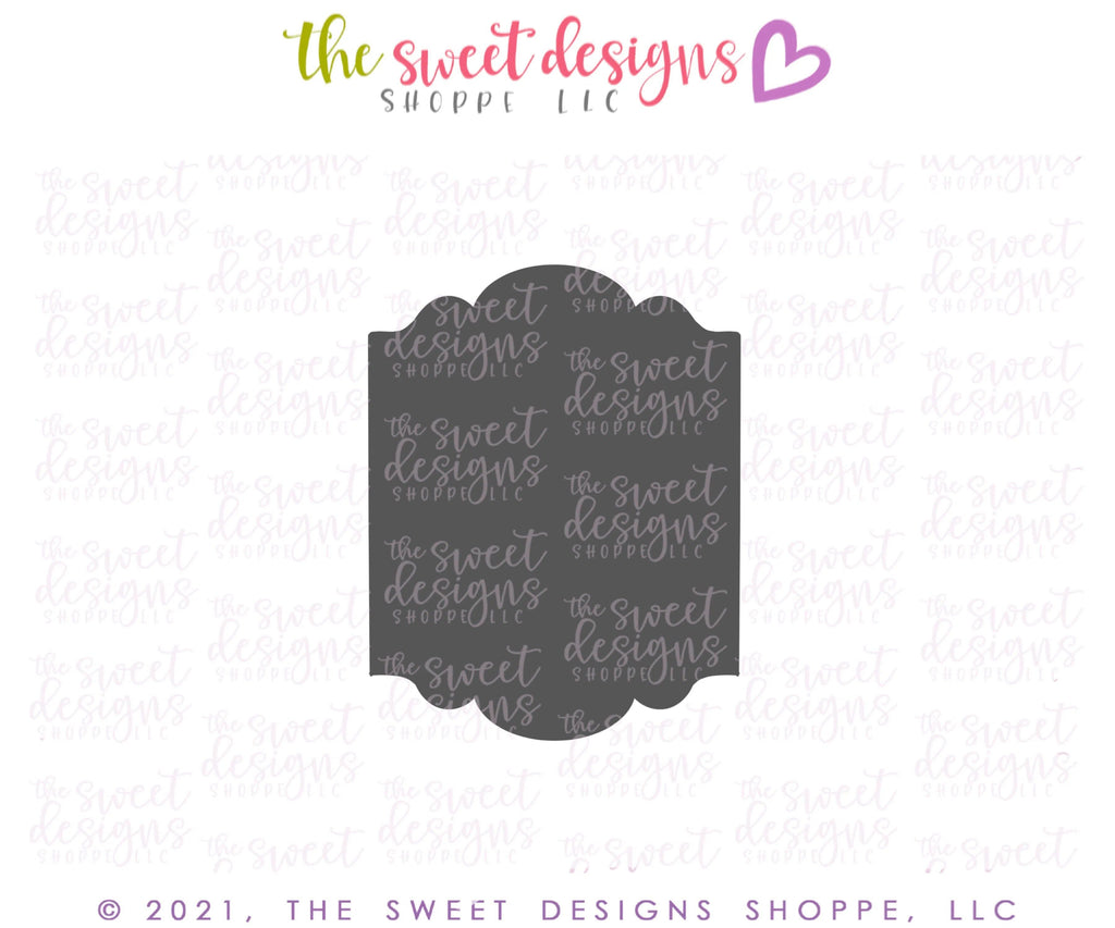 Cookie Cutters - Dawson's Plaque v2 - Cookie Cutter - The Sweet Designs Shoppe - TSDS - - ALL,Cookie Cutter,Customize,Dawson's,Easter,Easter / Spring,Fall,Fall / Thanksgiving,Fall Halloween,Halloween,Plaque,Promocode,STL
