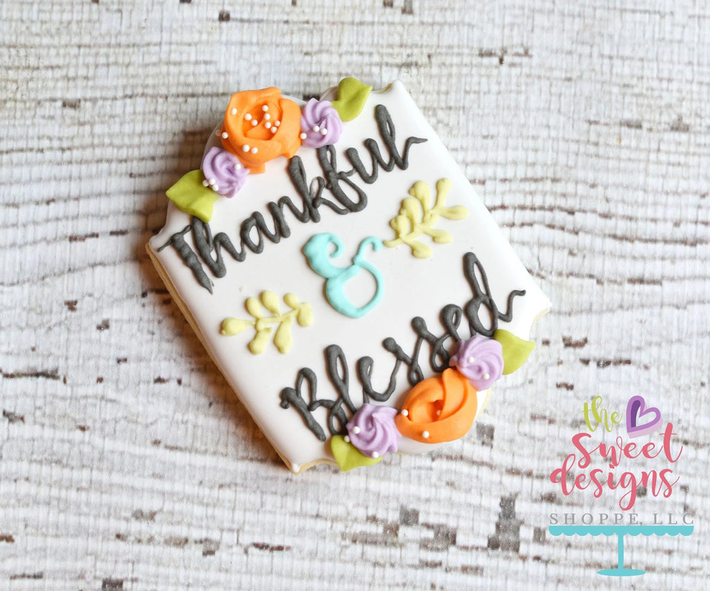 Cookie Cutters - Dawson's Plaque v2 - Cookie Cutter - The Sweet Designs Shoppe - TSDS - - ALL,Cookie Cutter,Customize,Dawson's,Easter,Easter / Spring,Fall,Fall / Thanksgiving,Fall Halloween,Halloween,Plaque,Promocode,STL