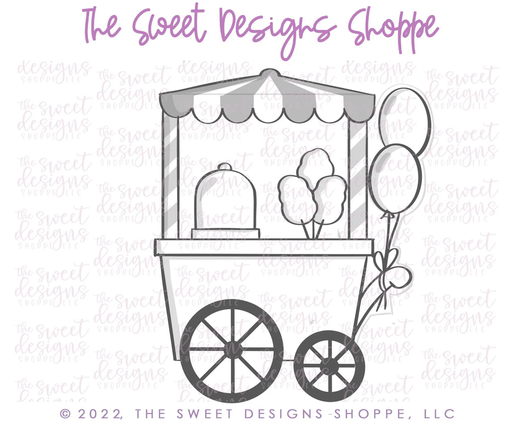 Cookie Cutters - Dessert Cart - Cookie Cutter - Sweet Designs Shoppe - - ALL, Birthday, cake, cake slice, celebration, Cookie Cutter, dessert, Food, Food & Beverages, Food and Beverage, Promocode, Sweets