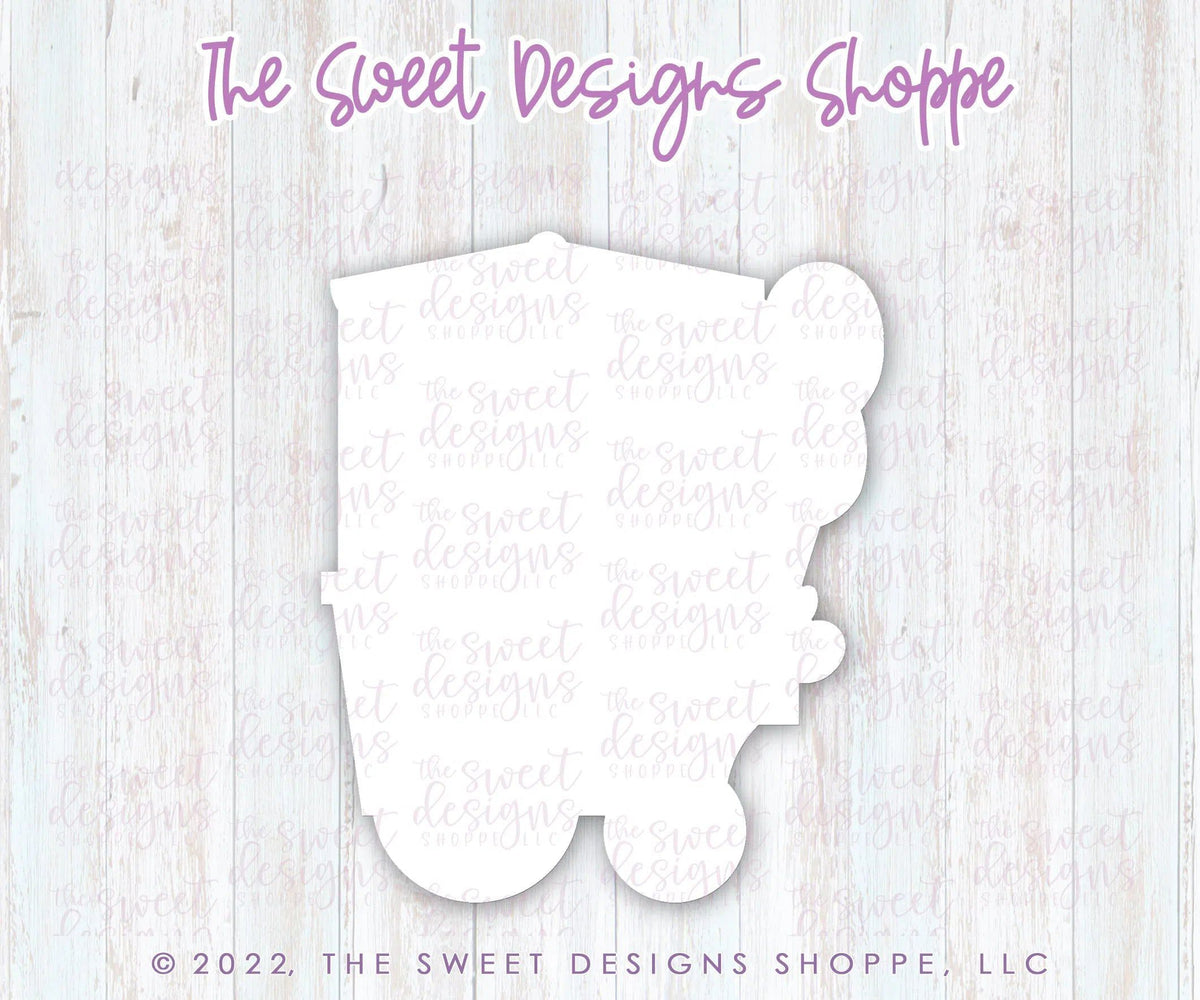 Cookie Cutters - Dessert Cart - Cookie Cutter - The Sweet Designs Shoppe - TSDS - - ALL,Birthday,cake,cake slice,celebration,Cookie Cutter,dessert,Food,Food & Beverages,Food and Beverage,Promocode,STL,Sweets