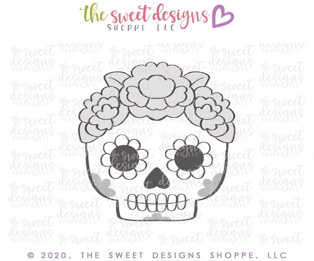 Cookie Cutters - Dia de Muertos Set - Cookie Cutters - The Sweet Designs Shoppe - - ALL, Cookie Cutter, Day of the dead, Day of the Death, dia de los muertos, dia de muertos, halloween, Halloween set, Halloween Sets, Mexico, Mini Sets, Promocode, regular sets, set, STL