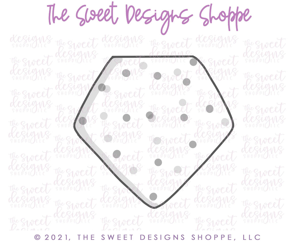 Cookie Cutters - Diamond Frosted Cracker - Cookie Cutter - Sweet Designs Shoppe - - 2019, ALL, basic, Basic Shapes, BasicShapes, Cookie Cutter, cracker, diamond, engagement, Frosted Cracker, gem, Precious stone, Promocode, Wedding