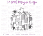 Cookie Cutters - Disco Ball Pumpkin Plaque - Cookie Cutter - The Sweet Designs Shoppe - TSDS - - ALL,Cookie Cutter,halloween,Promocode,STL