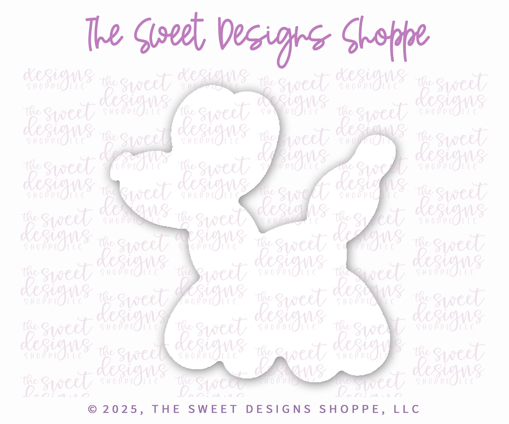Cookie Cutters - Dog Balloon - Cookie Cutter - The Sweet Designs Shoppe - TSDS - - 4th,4th July,4th of July,ALL,Animal,Animals,Animals and Insects,Birthday,Cookie Cutter,kids,Kids / Fantasy,Patriotic,Promocode,STL,Summer