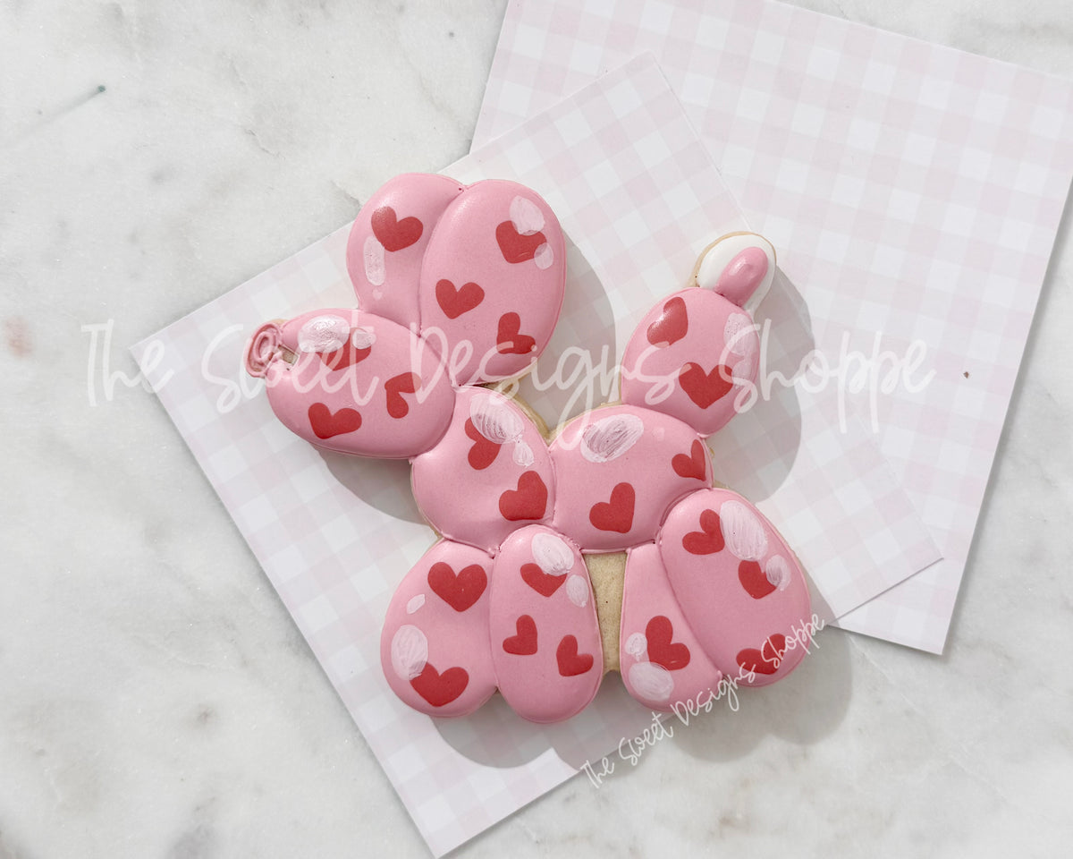 Cookie Cutters - Dog Balloon - Cookie Cutter - The Sweet Designs Shoppe - TSDS - - 4th,4th July,4th of July,ALL,Animal,Animals,Animals and Insects,Birthday,Cookie Cutter,kids,Kids / Fantasy,Patriotic,Patriotric,Promocode,STL,Summer