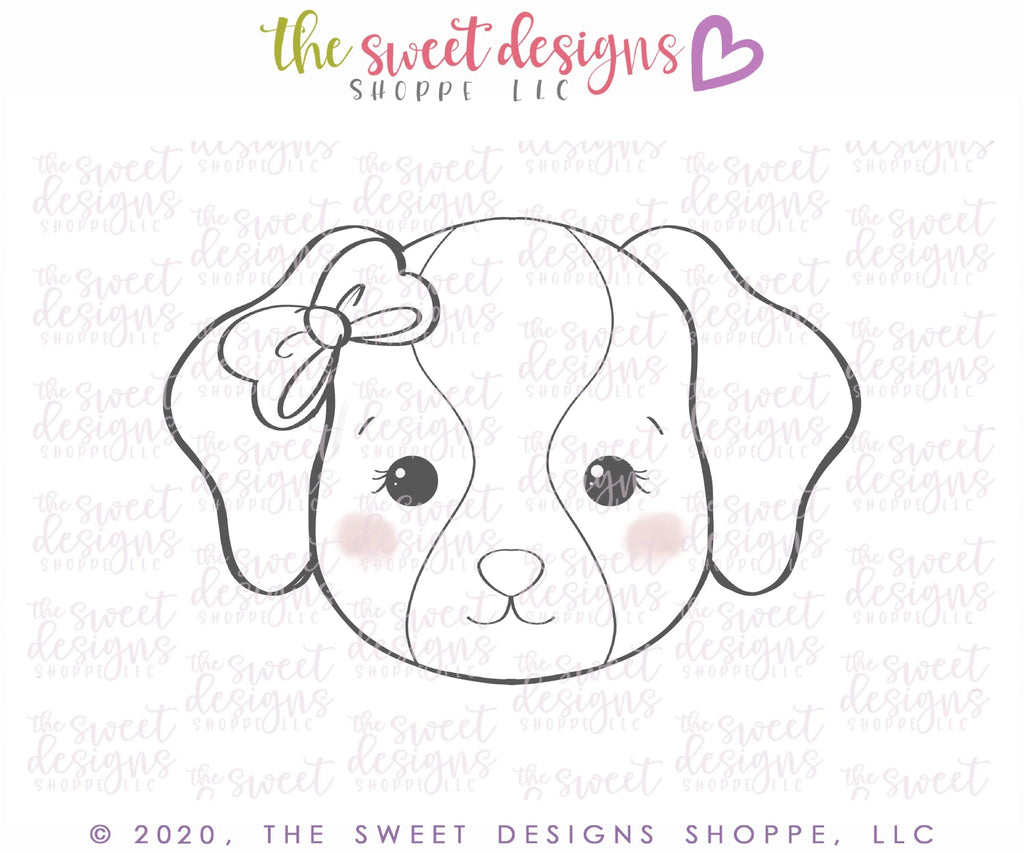 Cookie Cutters - Dog Face - Cookie Cutter - The Sweet Designs Shoppe - - ALL, Animal, Cookie Cutter, dog, Promocode