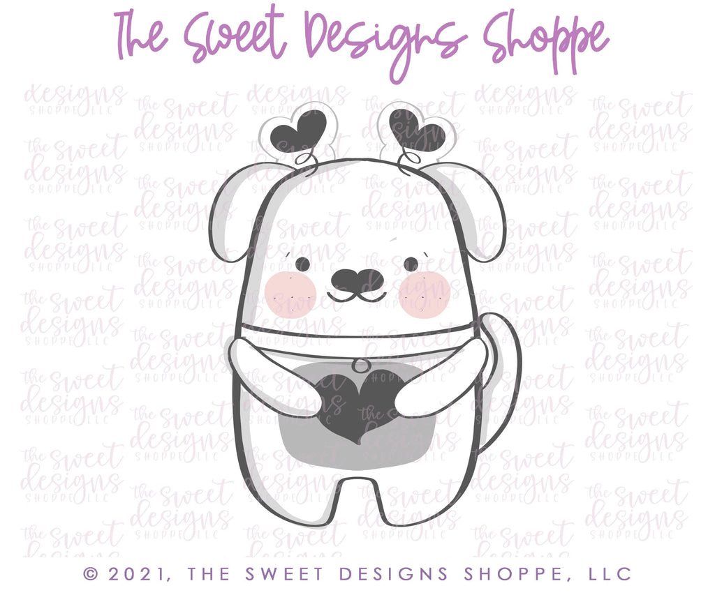 Cookie Cutters - Dog Pal - Cookie Cutter - Sweet Designs Shoppe - - ALL, Animal, Animals, Animals and Insects, Cookie Cutter, Promocode, valentine, valentines