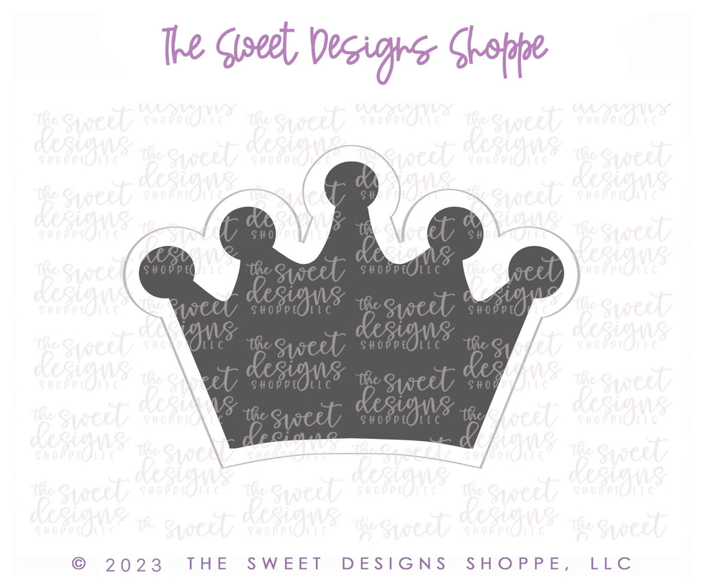 Cookie Cutters - Doll Crown - Cookie Cutter - The Sweet Designs Shoppe - - Accesories, Accessories, accessory, ALL, Barbie, Birthday, Clothing / Accessories, Cookie Cutter, Girl, kids, Kids / Fantasy, King, princess, Promocode