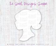 Cookie Cutters - Doll Profile - Cookie Cutter - The Sweet Designs Shoppe - TSDS - - Accesories,Accessories,accessory,ALL,Barbie,Birthday,Clothing / Accessories,Cookie Cutter,Dress,Fashion,Girl,kids,Kids / Fantasy,princess,Promocode,STL