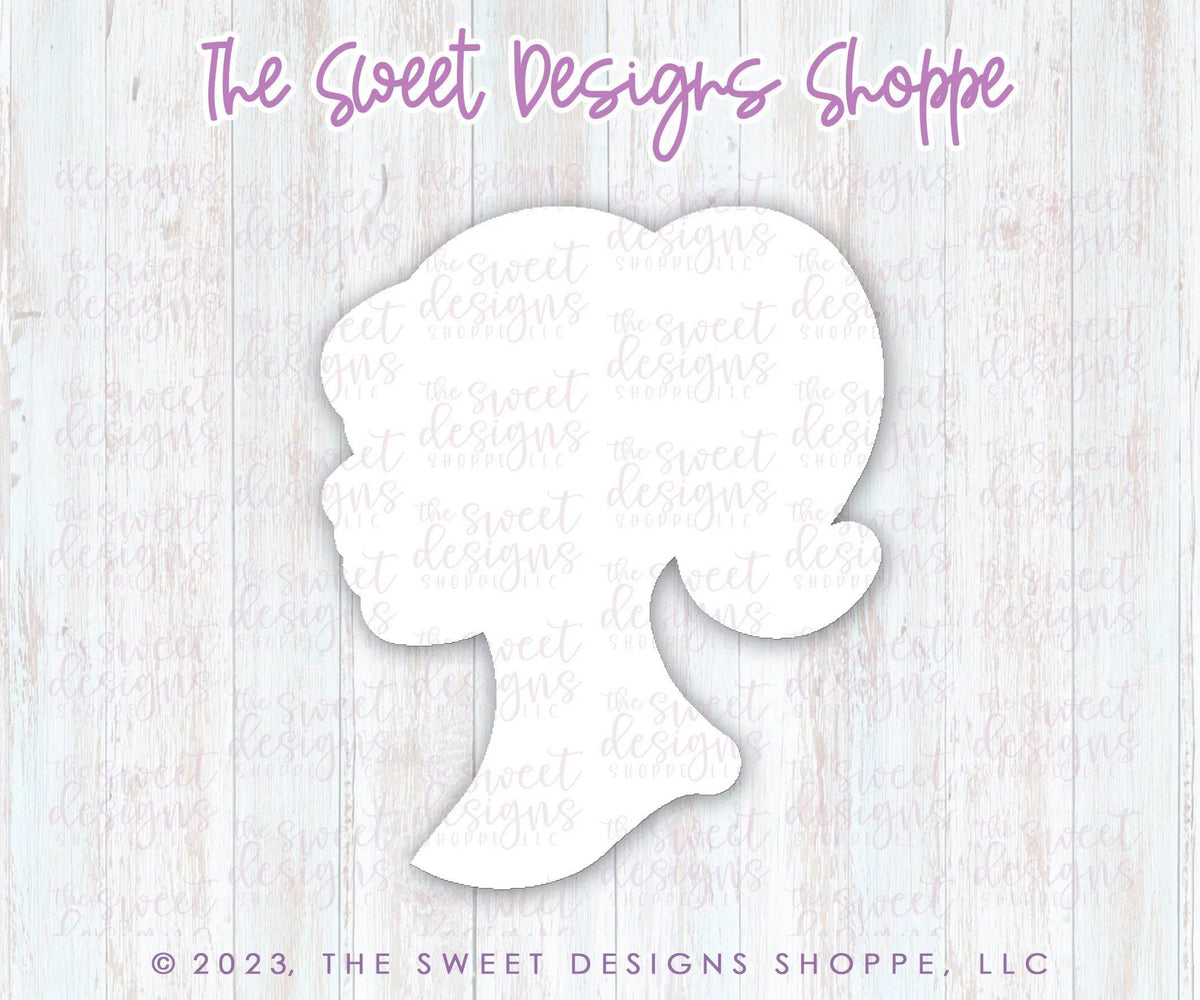 Cookie Cutters - Doll Profile - Cookie Cutter - The Sweet Designs Shoppe - TSDS - - Accesories,Accessories,accessory,ALL,Barbie,Birthday,Clothing / Accessories,Cookie Cutter,Dress,Fashion,Girl,kids,Kids / Fantasy,princess,Promocode,STL