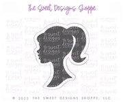 Cookie Cutters - Doll Profile - Cookie Cutter - The Sweet Designs Shoppe - TSDS - - Accesories,Accessories,accessory,ALL,Barbie,Birthday,Clothing / Accessories,Cookie Cutter,Dress,Fashion,Girl,kids,Kids / Fantasy,princess,Promocode,STL