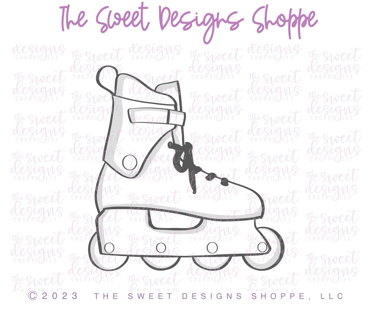 Cookie Cutters - Doll Skate - Cookie Cutter - The Sweet Designs Shoppe - TSDS - - 4th,4th July,4th of July,Accesories,ALL,Barbie,Cookie Cutter,doll,Hobbies,kids,Kids / Fantasy,Patriotic,Patriotric,Promocode,Rollerblades,sport,sports,STL,Summer,USA