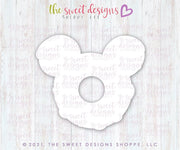 Cookie Cutters - Donut Theme Park Snack - Cookie Cutter - The Sweet Designs Shoppe - TSDS - - ALL,Birthday,Cookie Cutter,Food,Food and Beverage,Food beverages,kids,Kids / Fantasy,mouse,Promocode,STL,summer,Sweet,Sweets,Theme Park,Travel