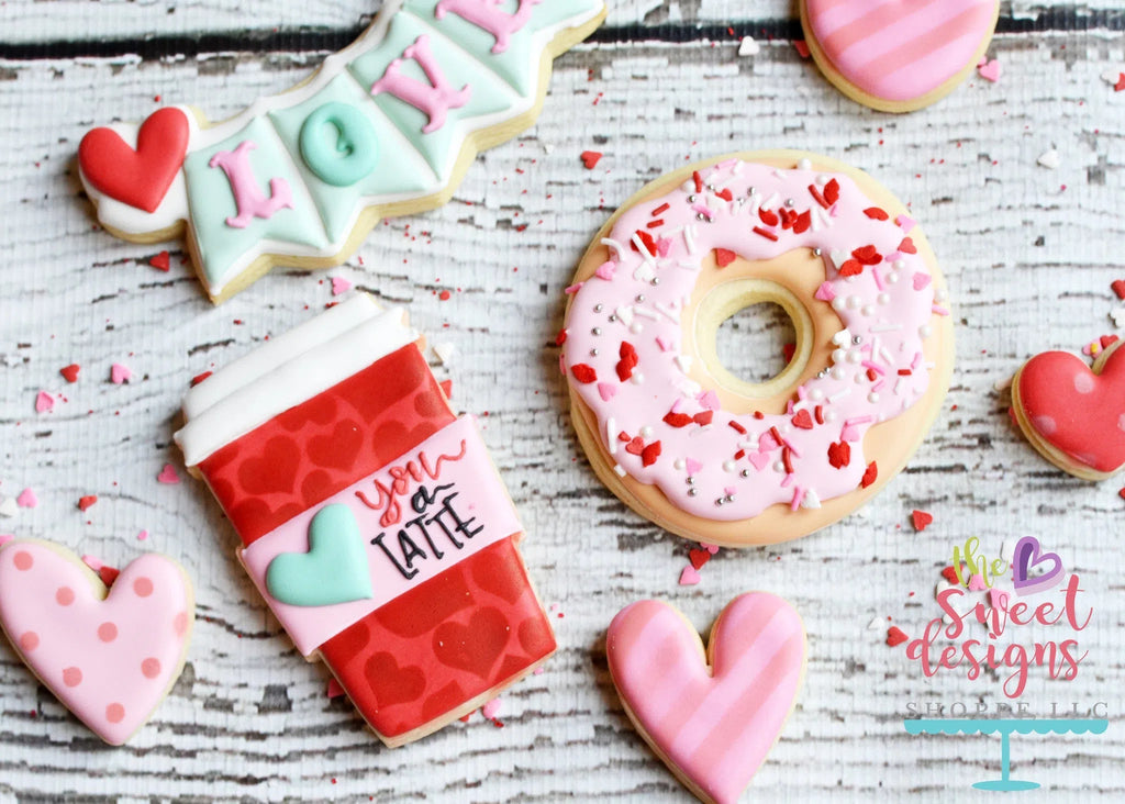Cookie Cutters - Donut v2- Cutter - Sweet Designs Shoppe - - ALL, Cookie Cutter, couple, couples, Cute couple, Cute Couples, Donut, Fall, Fall / Thanksgiving, Fall Halloween, Food, Food & Beverages, Food and Beverage, Promocode, Sweet, valentine, Valentines