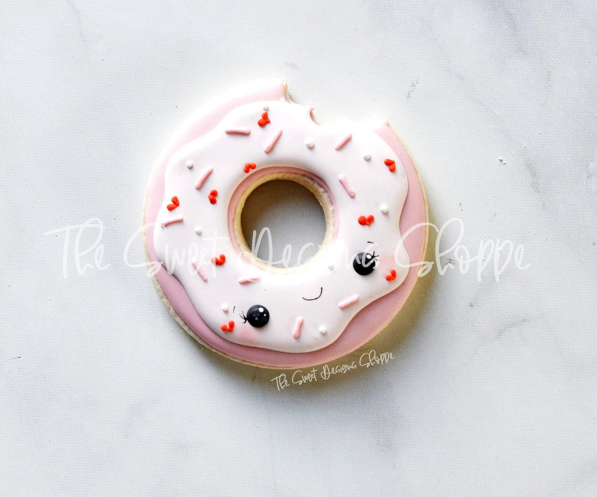 Cookie Cutters - Donut with a Bite - Cookie Cutter - The Sweet Designs Shoppe - TSDS - - ALL,Cookie Cutter,Donut,Food,Food and Beverage,Food beverages,Promocode,Sweet,Sweets,valentines