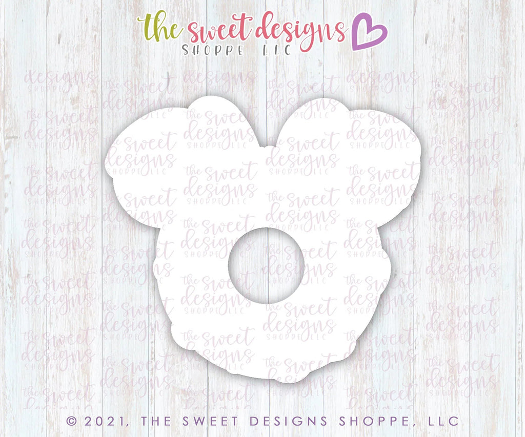 Cookie Cutters - Donut with Bow - Theme Park Snack - Cookie Cutter - Sweet Designs Shoppe - - ALL, Birthday, Cookie Cutter, Food, Food and Beverage, Food beverages, kids, Kids / Fantasy, mouse, Promocode, summer, Sweet, Sweets, Theme Park, Travel