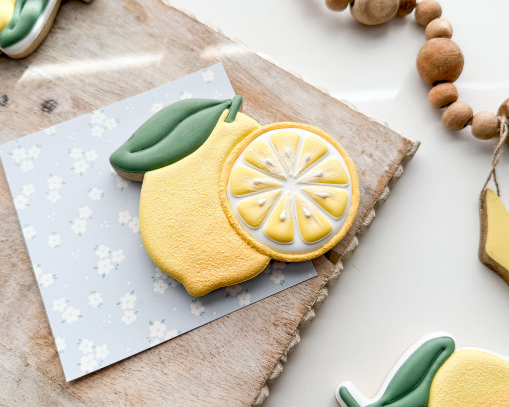 Cookie Cutters - Double Lemon - Cookie Cutter - The Sweet Designs Shoppe - TSDS - - ALL,Cookie Cutter,double lemon,Food,Food & Beverages,Food and Beverage,fruit,fruits,Fruits and Vegetables,fruity summer,Lemon,Promocode,STL,Summer