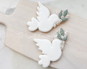 Cookie Cutters - Dove with Flowers - Cookie Cutter - The Sweet Designs Shoppe - TSDS - - ALL,Animal,Animals,Cookie Cutter,First Communion,floral,Promocode,Religious,STL,Wedding,Wedding Favors