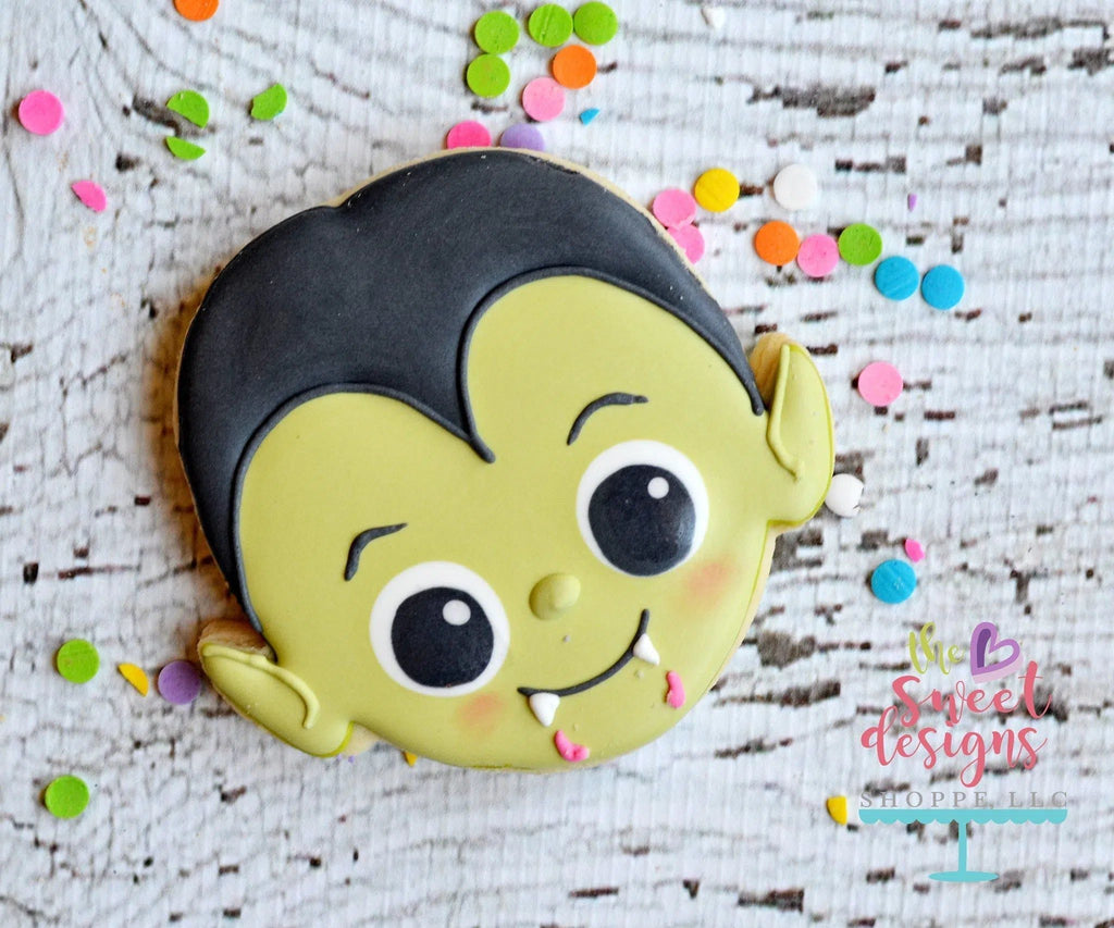 Cookie Cutters - Dracula Face V2 - Cookie Cutter - The Sweet Designs Shoppe - TSDS - - Addams Family,ALL,Cookie Cutter,Customize,Fall / Halloween,halloween,Promocode,trick or treat,vampire