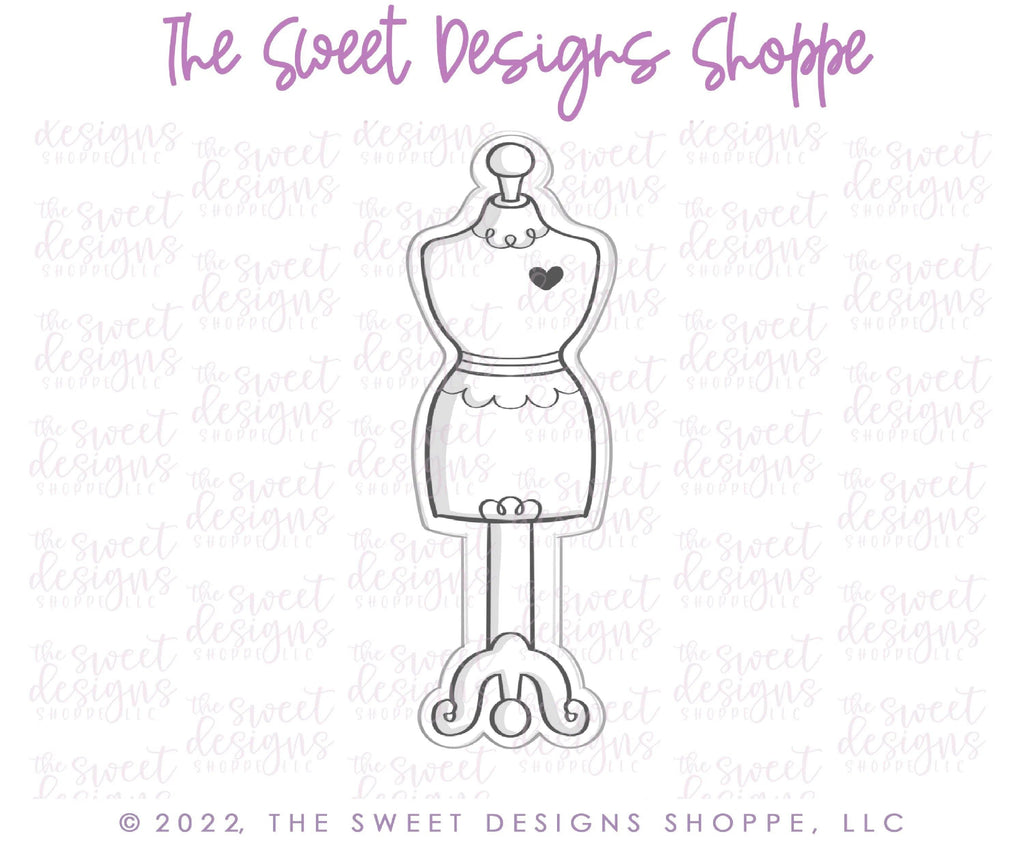Cookie Cutters - Dress Maker - Cookie Cutter - The Sweet Designs Shoppe - TSDS - - ALL,Cookie Cutter,hobbie,Hobbies,hobby,Promocode,Sewing