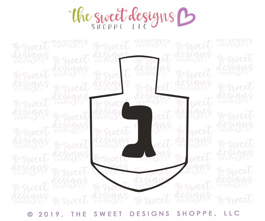 Cookie Cutters - Driedel - Cookie Cutter - The Sweet Designs Shoppe - TSDS - - ALL,Cookie Cutter,Hanukkah,Promocode,STL