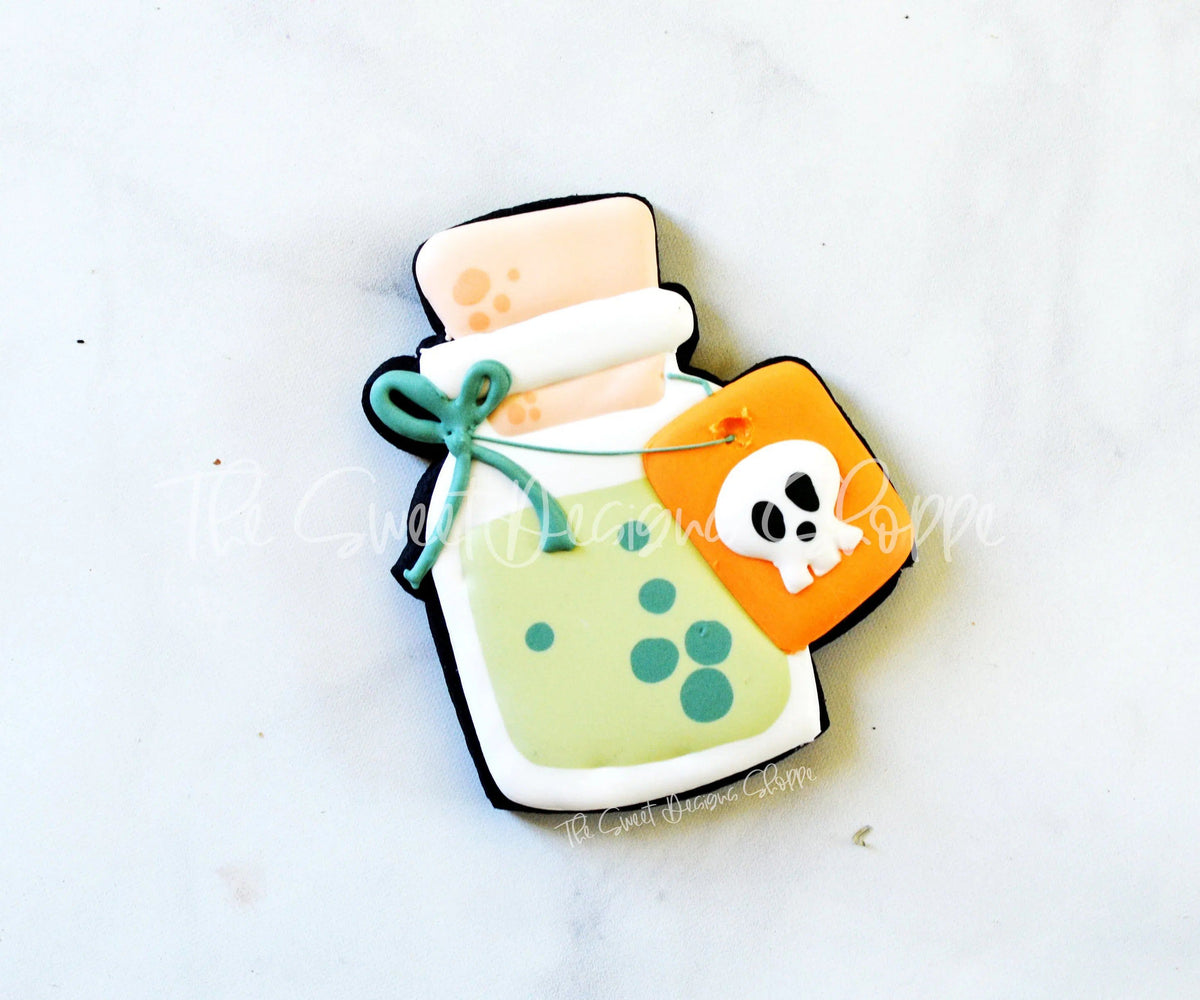 Cookie Cutters - Drink Me Potion - Cookie Cutter - The Sweet Designs Shoppe - TSDS - - Alice,ALL,Cookie Cutter,Fall / Halloween,Food,Halloween,kids,Kids / Fantasy,Promocode,STL,valentine,valentines,Witch,Wonderland