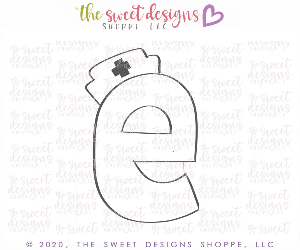 Cookie Cutters - E in HERO - Cookie Cutter - The Sweet Designs Shoppe - - 041120, ALL, Cookie Cutter, Doctor, letter, Lettering, Letters, letters and numbers, MEDICAL, MEDICINE, NURSE, NURSE APPRECIATION, Promocode, text