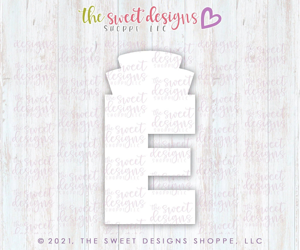 Cookie Cutters - E in LOVE with Nurse cap - Cookie Cutter - The Sweet Designs Shoppe - TSDS - - ALL,Cookie Cutter,doctor,Lettering,Letters,letters and numbers,medical,Nurse,Nurse Appreciation,Promocode,text