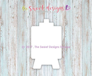 Cookie Cutters - Easel - Cookie Cutter - The Sweet Designs Shoppe - TSDS - - ALL,Art,Cookie Cutter,Grad,graduations,Hobbies,Hobby,Promocode,School,School / Graduation,STL