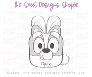 Cookie Cutters - Easter Blue Dog - Cookie Cutter - The Sweet Designs Shoppe - TSDS - - ALL,Animal,Animals,blue dog,Cookie Cutter,Easter,Easter / Spring,easter basket,Easter Blue Dog,Easter dog,Promocode,STL